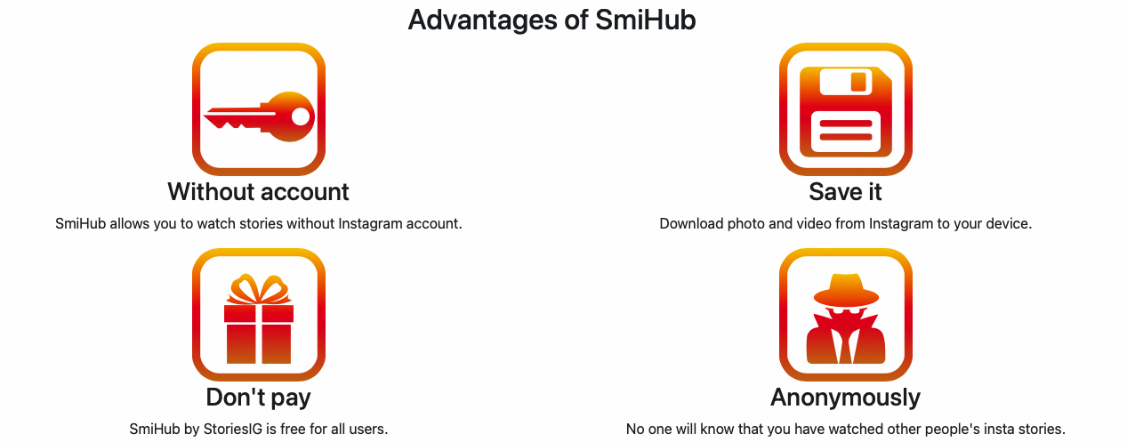 smihub fetures