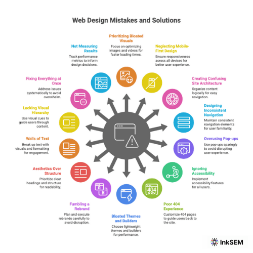 Web Design Mistakes and Solutions