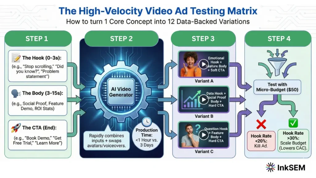 The high velocity video Ad Testing Metrix