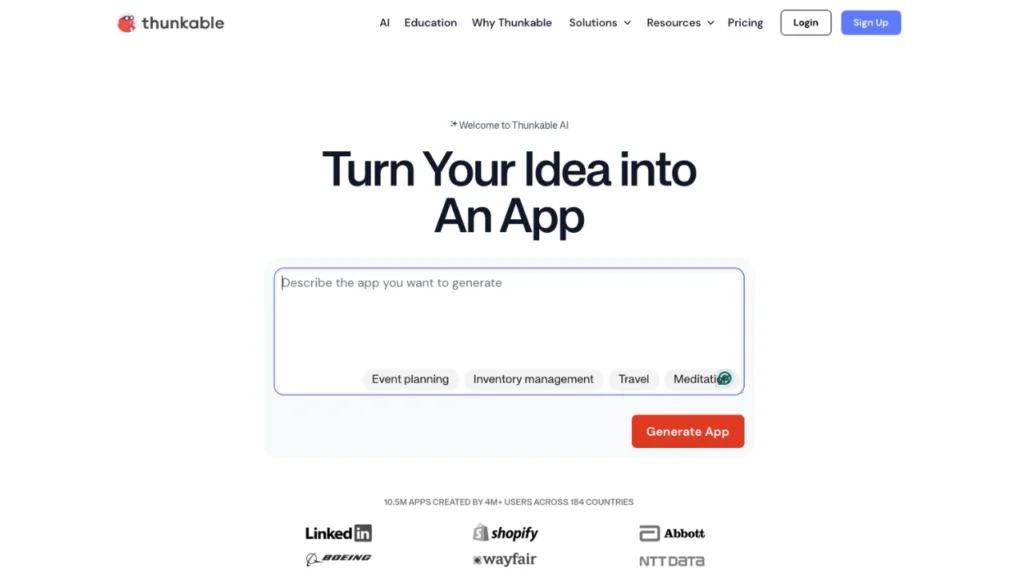 Thunkable App Builder