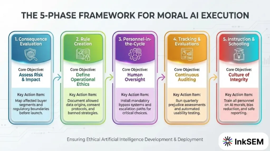 5 Step Structure for Moral Artificial Intelligence Execution